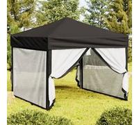 vidaXL Tente de Réception Pliable avec Parois Belvédère de Camping Pavillon d'Extérieur Tonnelle de Jardin Chapiteau Patio 93532 Or G