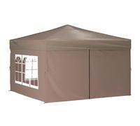 Tente de Réception Pliable avec Parois Chapiteau Tonnelle Anthracite vidaXL