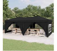 vidaXL Tente de Réception Pliable avec Parois, Tonnelle de Camping, Belvédère de Pique-nique, Pavillon de Jardin Terrasse 93546