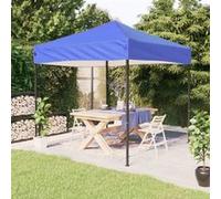 vidaXL Tente de Réception Pliable Belvédère de Camping Pavillon d'Extérieur Tonnelle de Jardin Chapiteau Patio Terrasse Bleu 93514 Bleu G