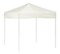 Partytent inklapbaar 2x2 m crÃmekleurig93494