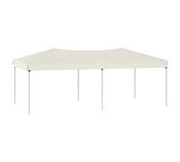 vidaXL Tente de réception Pliable Crème 3x6 m