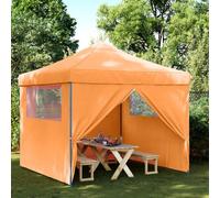 Vidaxl Tente De Réception Pliable Escamotable Avec 4 Parois Latérales