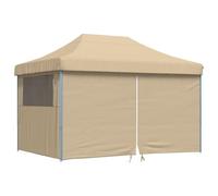 Vidaxl Tente De Réception Pliable Escamotable Avec 4 Parois Latérales