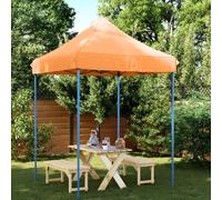 Vidaxl Tente De Réception Pliable Escamotable Orange 200x200x306 Cm