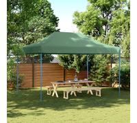 vidaXL Tente de réception Pliable escamotable Vert 440x292x315 cm, Tente, Tente à auvent, auvent de Gazebo, Tente Gazebo, Tente de Jardin