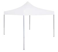Vidaxl Tente De Réception Pliable Professionnelle 3x3 M Acier Blanc