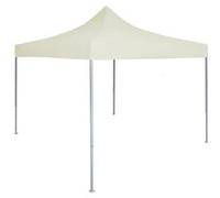 vidaXL Tente de Réception Pliable Professionnelle Tonnelle d'Extérieur Chapiteau de Jardin Belvédère Voyage de Camping 48880 Beige G