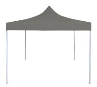 Vidaxl Tente De Réception Escamotable 3 X 3 M Anthracite Blanc