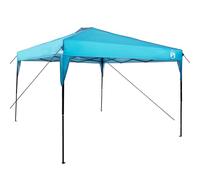 vidaXL Tente de réception Pop-up Bleue de en Tissu Oxford, 300 x 227/236/245 cm. Super pour l'extérieur, Installation Rapide. Une Tente de fête Solide avec Un Sac de Transport et des Accessoires. des