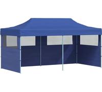 Tente de réception pliable - VIDAXL - 3 x 6 m - Bleue - Protection UV maximale