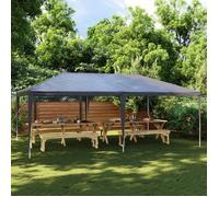 vidaXL Tente de Réception Professionnelle Tonnelle de Patio Chapiteau de Jardin Pavillon d'Extérieur Belvédère Terrasse 48509