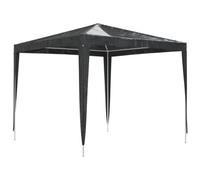 vidaXL Tente de Réception Professionnelle Tonnelle de Patio Chapiteau de Jardin Pavillon d'Extérieur Belvédère Terrasse 2,5x2,5 m Anthracite 90 g/m²