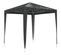 vidaXL Tente de Réception Professionnelle Tonnelle de Patio Chapiteau de Jardin Pavillon d'Extérieur Belvédère de Terrasse Camping 2x2 m Anthracite