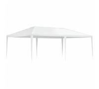 Vidaxl Tente De Réception 4x6 M Blanc Blanc