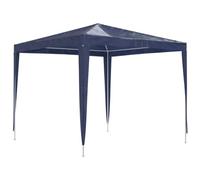 vidaXL Tente de Réception Tonnelle de Patio Chapiteau de Jardin Pavillon d'Extérieur Belvédère de Terrasse Voyages de Camping 2,5x2,5 m Bleu