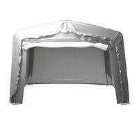 vidaXL Tente de stockage 370x370 cm Acier gris