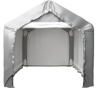 vidaXL Tente de stockage Grise 180x180 cm Acier galvanisé