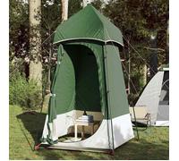 vidaXL Tente d'intimité / Abri de plage – Douche, fermeture éclair, sac – Vert Taffetas 190T