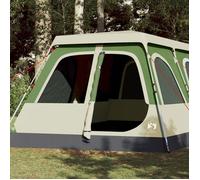 vidaXL Tente familiale à dôme 10 personnes vert libération rapide, tente, tente de jardin, abri extérieur, tente de camping,