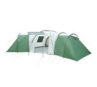vidaXL Tente familiale à dôme 12 personnes imperméable vert