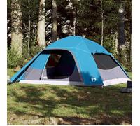 vidaXL Tente familiale à dôme 6 personnes bleu imperméable, tente, tente de jardin, abri d'extérieur, tente de camping, abri 94724