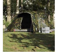 vidaXL Tente familiale à dôme 6 personnes camouflage imperméable, tente, abri de camping, abri de jardin, tente de camping, 4009466