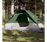 Vidaxl Tente Familiale À Dôme 6 Personnes Vert Imperméable