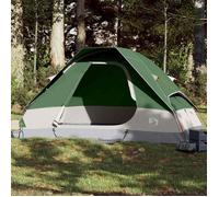 vidaXL Tente familiale à dôme 6 personnes vert imperméable, tente, abri de camping, abri de jardin, tente de camping, abri 94781