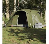 vidaXL Tente familiale à dôme 6 personnes – vert olive imperméable – 4009464
