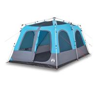 vidaXL Tente familiale à dôme 8 personnes bleu libération rapide, tente, tente de jardin, abri extérieur, tente de camping, 4004237