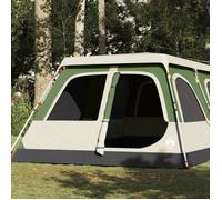 vidaXL Tente familiale à dôme 8 personnes vert libération rapide, tente, tente de jardin, abri extérieur, tente de camping, 4004236