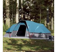 vidaXL Tente familiale à dôme 9 personnes bleu imperméable, tente, tente de jardin, abri d'extérieur, tente de camping, abri 94564