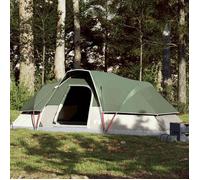 vidaXL Tente familiale à dôme 9 personnes vert imperméable, tente, tente de jardin, abri d'extérieur, tente de camping, abri 94563