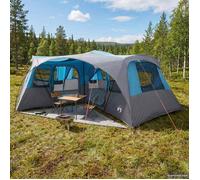 vidaXL Tente familiale avec auvent imperméable 6 personne Bleu 42042251