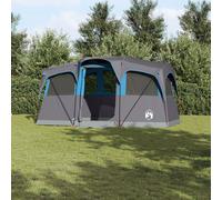 Vidaxl Tente Familiale Avec Fenêtres Dôme Bleue 10 Personnes Imperméable