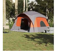VIDAXL Tente familiale cabine 6 places 322/368×370×210 cm - imperméable, double toit amovible