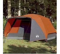 Vidaxl Tente De Camping 6 Personnes 412x370x190 Cm Taffetas 190t