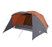 Vidaxl Tente De Camping 6 Personnes 412x370x190 Cm Taffetas 190t
