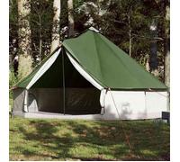vidaXL Tente familiale tipi 12 personnes vert imperméable, tente, tente de jardin, abri extérieur, tente de camping 94591