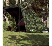 vidaXL Tente familiale tipi 6 personnes camouflage imperméable 4009444