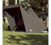 Vidaxl Tente Familiale Tipi 6 Personnes Marron Imperméable
