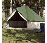 Vidaxl Tente Familiale Tipi 6 Personnes Vert Imperméable