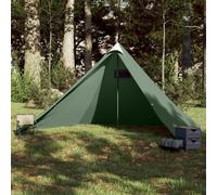 Vidaxl Tente Familiale Tipi 7 Personnes Vert Imperméable