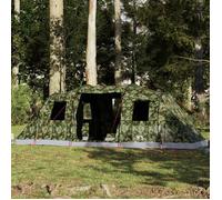 vidaXL Tente familiale tunnel 6 personnes camouflage imperméable, tente, abri de camping, abri de jardin, tente de camping, 4009421