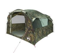 vidaXL Tente familiale Tunnel 6 Personnes Camouflage imperméable, Tente, Tente de Jardin, abri extérieur, Tente de Camping, abri de Camping