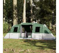 Vidaxl Tente Familiale Tunnel 6 Personnes Vert Imperméable