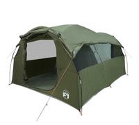 vidaXL Tente familiale tunnel 6 personnes vert olive imperméable, tente, tente de jardin, abri extérieur, tente de camping, 4009575