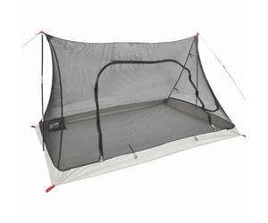 vidaXL Tente intérieure Noir 220 x 128 x 110 cm Maille, Tente Moderne et Durable, abri extérieur aéré, compacte pour l'été, équipement Pratique pour Le Camping