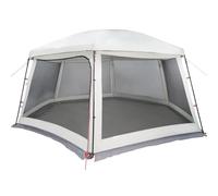 vidaXL Tente Piscine Toit Amovible parois Maille Gris 618x532 cm, Tente Grise, Tente de Jardin, abri de Jardin, Tente, abri extérieur, Tente étanche